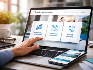 Digitale Services rücken bei Agentur-Websites in den Mittelpunkt: Kunden erwarten heute Funktionen wie Online-Schadenmeldung, Terminbuchung und direkte Kontaktmöglichkeiten – klassische Selbstdarstellung tritt in den Hintergrund.