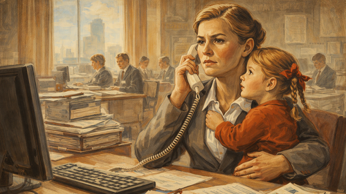 Weniger Homeoffice kann zur Belastung werden: Besonders Beschäftigte mit familiären Verpflichtungen sehen die Rückkehr ins Büro kritisch – mit Folgen für Zufriedenheit und Bindung.