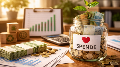 Fonds mit Spendenkomponente verbinden Geldanlage und gesellschaftliches Engagement – bleiben bislang jedoch ein kleines, wachsendes Marktsegment.