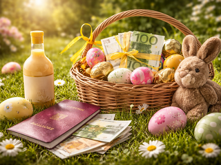 Ostern bringt nicht nur Süßigkeiten ins Nest: Auch Reisepass, Geldgeschenke und ungewöhnliche Produktbezeichnungen können rechtliche Fragen aufwerfen.