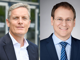 Gerrit Heine, Vorstandssprecher der BarmeniaGothaer Asset Management AG und Josef Sommeregger, Head of Insurance EMEA bei Clearwater Analytics (v.l.n.r.)