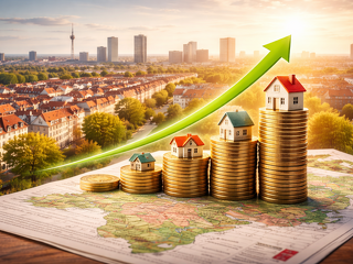 Die Immobilienpreise in Deutschland steigen wieder leicht – getrieben vor allem von Städten und regional sehr unterschiedlich ausgeprägt.