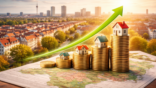 Die Immobilienpreise in Deutschland steigen wieder leicht – getrieben vor allem von Städten und regional sehr unterschiedlich ausgeprägt.