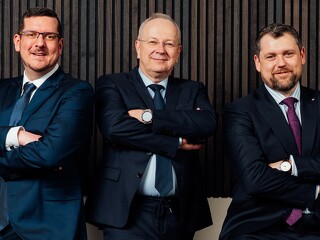 Der VEMA-Vorstand: Thomas Hirsch, Andreas Brunner und Dr. Johannes Neder (v.l.n.r.)