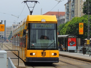 Straßenbahn in Dresden