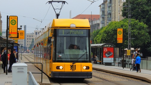 Straßenbahn in Dresden