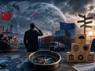 Geopolitische Spannungen, Handelskonflikte und Regulierung erhöhen die Risiken im Auslandsgeschäft und erschweren die Planung für Unternehmen.