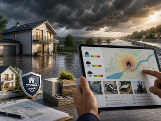 Steigende Naturgefahren erfordern mehr Prävention: Digitale Risikoanalysen sollen Hausbesitzern helfen, Gefahren frühzeitig zu erkennen und gezielt gegenzusteuern.
