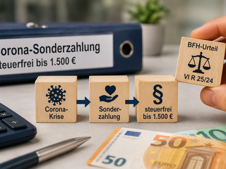 Der BFH erklärt Corona-Sonderzahlungen auch dann für steuerfrei, wenn sie mit freiwilligen Bonusleistungen verrechnet werden. Das Urteil stärkt die Verlässlichkeit steuerlicher Kriseninstrumente.