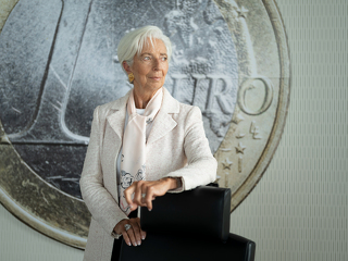 Official portrait photo of ECB president Christine Lagarde, Frankfurt, Germany, 2025