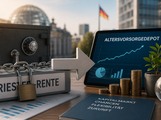 Mit dem geplanten Altersvorsorgedepot verschiebt sich die staatlich geförderte Altersvorsorge stärker in Richtung Kapitalmarkt und langfristiger Renditechancen.