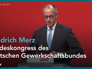 DGB-Bundeskongress: Rede von Bundeskanzler Merz | 12.05.26