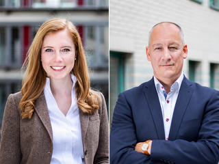 Franziska Geusen und Marc Hinrichsen. Beide sind als Geschäftsführer der Hans John Versicherungsmakler GmbH tätig.