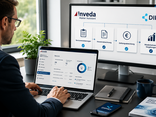 Die Integration von DIPAY in den Inveda Makler Assistenten soll Maklern die digitale Verwaltung von Servicevereinbarungen, Honorarabrechnungen und wiederkehrenden Vergütungen direkt in ihrer gewohnten Arbeitsumgebung ermöglichen.