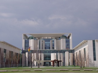 Schauplatz eines wirtschaftspolitischen Spitzentreffens heute Abend: Das Kanzleramt in Berlin.