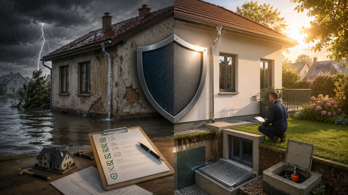 Steigende Baukosten, alternde Gebäude und Naturgefahren erhöhen den Druck auf die Wohngebäudeversicherung. Präventionsmaßnahmen wie Rückstauklappen, gesicherte Lichtschächte und regelmäßige Instandhaltung gewinnen deshalb zunehmend an Bedeutung.