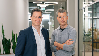 Ait Voncke, CEO von blaudirekt und Hans-Peter Wolf, CPTO von blaudirekt