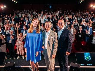 v.l.n.r:: Franziska Geusen, Norman Wirth und Frank Rottenbacher vom AfW