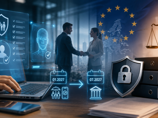 Digitale Abschlussprozesse, automatisierte Identitätsprüfung und regulatorische Anforderungen wachsen mit der AMLR 2027 zunehmend zusammen. Versicherer stehen vor der Aufgabe, Compliance und digitales Onboarding technisch miteinander zu verzahnen.