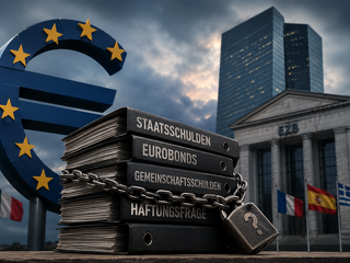 Wer trägt am Ende die Staatsschulden in Europa? Für Volker Wieland ist genau diese bis heute ungeklärte Haftungsfrage das größte strukturelle Risiko für die Stabilität des Euro.