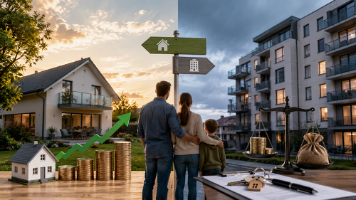 Steigende Einkommen verbessern vielerorts die Finanzierbarkeit von Wohneigentum. Gleichzeitig verschärfen knappe Mietangebote und geringe Umzugsmobilität die strukturellen Probleme des Wohnungsmarktes.