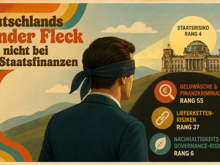 Deutschland schneidet beim Staatsrisiko international hervorragend ab. Andere Risikokategorien zeigen jedoch ein deutlich differenzierteres Bild.