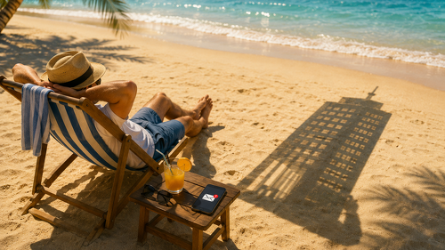 Viele Beschäftigte bleiben auch im Urlaub telefonisch oder per Messenger erreichbar. Für Unternehmen wird die Organisation echter Erholungszeiten damit zu einer Führungsaufgabe.