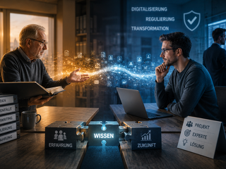 Mit dem Ausscheiden der Babyboomer gewinnt Erfahrungswissen für Versicherer strategische Bedeutung. Neue Kooperationsmodelle und projektbezogene Expertennetzwerke sollen helfen, Know-how schneller verfügbar zu machen.