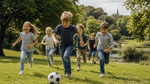 Kinder spielen unbeschwert im Park – doch hinter dieser Alltagsszene steht eine wirtschaftspolitische Herausforderung. Sinkende Geburtenzahlen verändern die Nachfrage nach Kinderbetreuung, verschärfen langfristig den Arbeitskräftemangel und machen Familienpolitik zunehmend zu einer Frage der Zukunftsfähigkeit des Wirtschaftsstandorts Deutschland.
