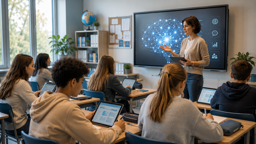 Künstliche Intelligenz verändert den Schulalltag und die Rolle der Lehrkräfte. Für Versicherungsvermittler lohnt sich der Blick auf diese Entwicklung, denn Lehrer gehören seit vielen Jahren zu den wichtigsten Zielgruppen.