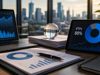 ETFs vereinen inzwischen 45 Prozent des Vermögens deutscher Aktienfonds auf sich. Im Neugeschäft fällt ihre Dominanz noch deutlich stärker aus.