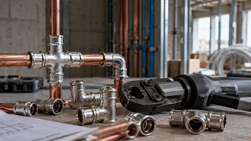 Pressfittings ermöglichen schnelle und effiziente Rohrinstallationen. Werden Verbindungen jedoch nicht vollständig verpresst, können kleine Montagefehler lange unentdeckt bleiben und erhebliche Wasserschäden verursachen.