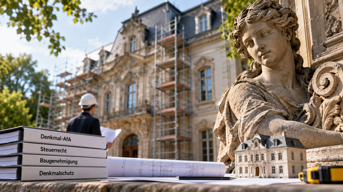 Wer ein Baudenkmal saniert, kann begünstigte Aufwendungen über zwölf Jahre vollständig abschreiben. Voraussetzung für die Denkmal-AfA ist jedoch die rechtzeitige Abstimmung mit der zuständigen Denkmalbehörde – eine Baugenehmigung allein sichert den Steuervorteil nicht.