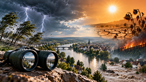 Deutschland kam im ersten Halbjahr 2026 bei Naturgefahren vergleichsweise glimpflich davon. Doch Sturm, Überschwemmung, Hitze und Waldbrand bleiben wachsende Risiken – GDV, Munich Re und Swiss Re warnen deshalb davor, niedrigere Schäden mit sinkender Gefahr zu verwechseln.
