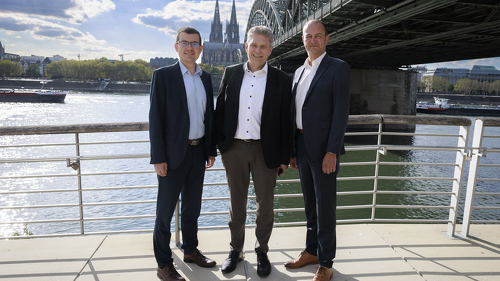Christoph Kürz, Joachim Gallus und Oliver Wagner (v. l. n. r.), Vorstandsmitglieder DEVK Pensionsfonds-AG