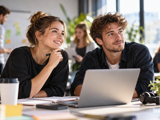 Junge Beschäftigte setzen bei ihrer Karriereplanung auf Entwicklungsmöglichkeiten, Eigenverantwortung und flexible Arbeitsbedingungen.