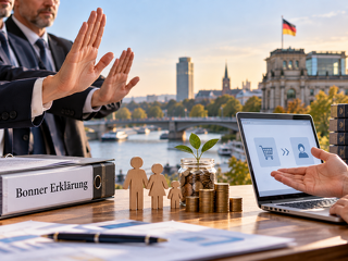 Die organisierte Vermittlerschaft verschärft ihren Widerstand gegen beratungsfreien Vertrieb in der privaten Altersvorsorge. Mit der Bonner Erklärung wenden sich BVK, Vertretervereinigungen und AVV zugleich gegen geplante Vergütungsregeln und Teile der Frühstartrente.