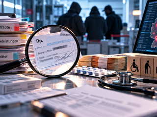 Abrechnungsbetrug im Gesundheitswesen wird nach Beobachtung der DAK-Gesundheit zunehmend professionell und überregional organisiert. Besonders im Fokus stehen gefälschte Rezepte und Betrugsmodelle in der Pflege – künftig soll auch KI bei der Aufdeckung helfen.