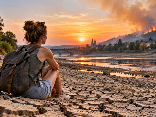 Hitze, Niedrigwasser und Waldbrände bleiben sichtbare Naturgefahren. Trotzdem fürchten sich laut R+V-Langzeitstudie 2026 nur noch 27 Prozent der Deutschen vor Naturkatastrophen – neun Prozentpunkte weniger als im Vorjahr.