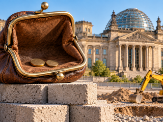 98,8 Milliarden Euro öffentliches Defizit im ersten Halbjahr 2026: Die Zinslast steigt, während die Sachinvestitionen insgesamt stagnieren.