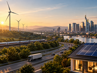 Bis 2045 muss Deutschland laut KfW rund sechs Billionen Euro in klimafreundliche Technologien investieren. Besonders hoch ist der Kapitalbedarf in Verkehr, Energieversorgung und Gebäuden.