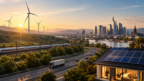 Bis 2045 muss Deutschland laut KfW rund sechs Billionen Euro in klimafreundliche Technologien investieren. Besonders hoch ist der Kapitalbedarf in Verkehr, Energieversorgung und Gebäuden.