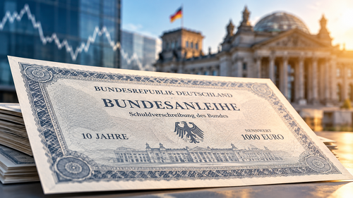 Die Renditen zehnjähriger Bundesanleihen beeinflussen die Kapitalanlage und Solvenz deutscher Lebensversicherer. Höhere Zinsen verbessern die Wiederanlagebedingungen, während bestehende Anleihen an Marktwert verlieren können.
Bild: