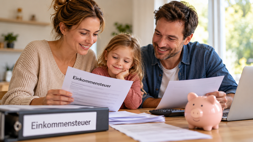 Die geplante Einkommensteuerreform soll Familien ab 2027 durch höhere Freibeträge und steigendes Kindergeld entlasten. Zugleich werden bestehende Steuervergünstigungen eingeschränkt.