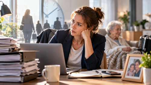 Bertelsmann-Studie: Angehörigenpflege könnte bis 2045 Erwerbsarbeit im Umfang von 229.000 Vollzeitstellen kosten. Frauen sind besonders betroffen.