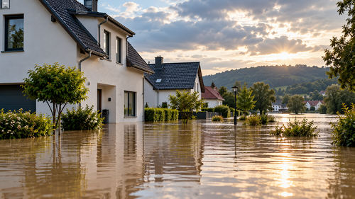 Hochwasser und Starkregen können innerhalb weniger Stunden erhebliche Gebäudeschäden verursachen. Die Bundesregierung will den Elementarschutz deshalb auch auf bestehende Wohngebäudeversicherungen ausweiten und prüft eine automatische Vertragserweiterung nach einjähriger Frist.