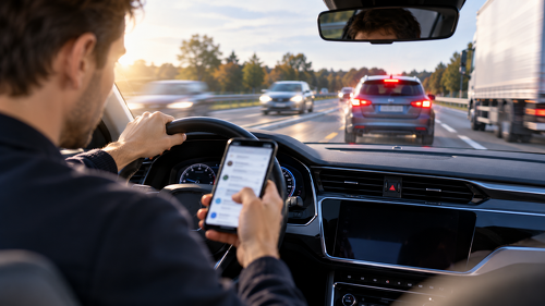 Laut Allianz spielt Ablenkung bei mindestens jedem dritten Verkehrsunfall eine Rolle. Neue Studien zeigen ein bislang unterschätztes Risiko.