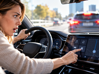 Allianz-Umfrage: 39 Prozent der deutschen Autofahrer berichten von kritischen Situationen durch Touchscreens. Viele wünschen sich klassische Schalter.