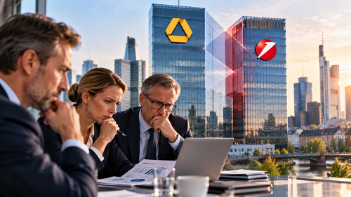 75 Prozent der befragten Finanzentscheider lehnen die Commerzbank-Übernahme durch UniCredit ab. Viele Unternehmen überdenken ihre Bankenstrategie.
