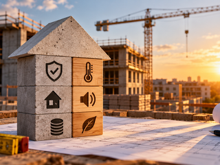 Der Gebäudetyp E soll das Bauen einfacher und günstiger machen. Doch welche Qualitätsstandards sind tatsächlich verzichtbar, ohne die langfristige Werthaltigkeit einer Immobilie zu beeinträchtigen?